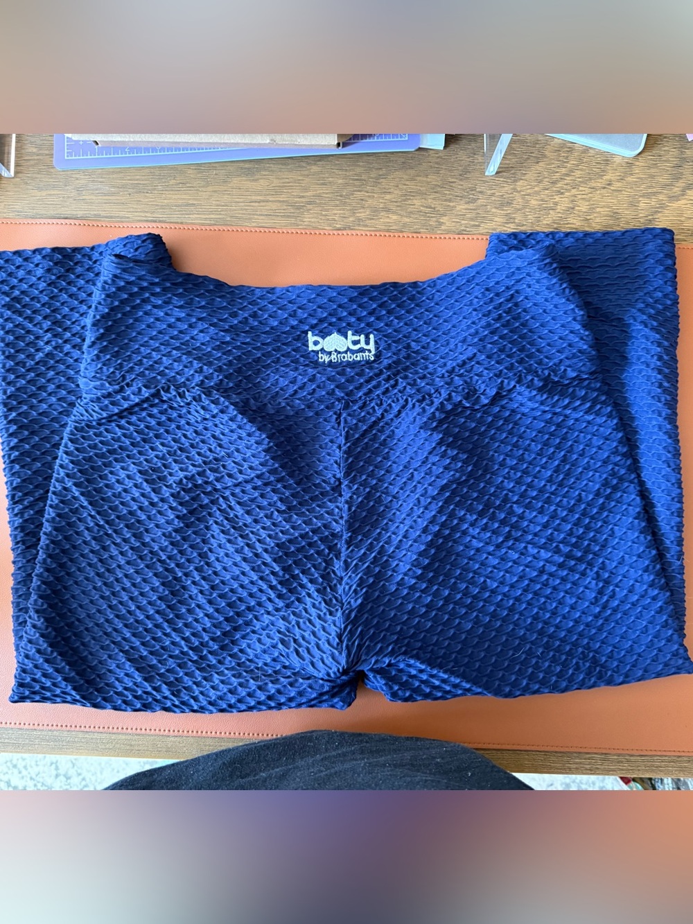 Booty by Brabants Curvy Cropped Blue Leggings